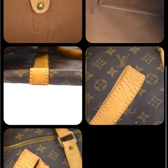 LOUIS VUITTON Keepall Bandouliere 60 2Way Hand Bag Monogram Brown VI 0924 - Picture 3 of 4